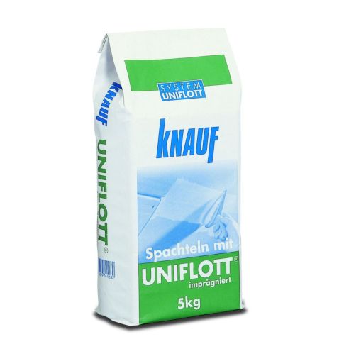 Knauf: импрегнирана суха шпакловка Uniflott - 5 кг.