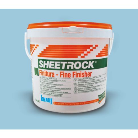 Sheetrock Finitura оранжев - суперфина готова шпакловка за перфектна повърхност 25 кг.