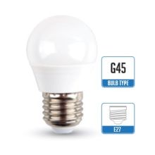 LED крушка 6W Е27 G-45 4500К неутрална светлина VT-1879, V-TAC