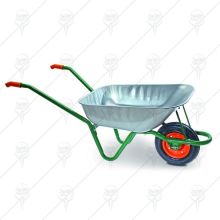 Строителна количка 90 л. с усилено плътно колело, Premium