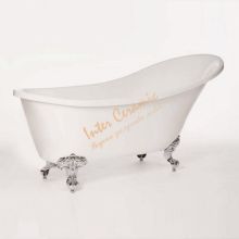 Класическа Ретро вана в бяло 162.5 х 69.5 х 80 см. ICS LB 1784 W, Интер Керамик