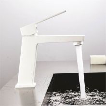 Смесител стоящ за умивалник бял мат Елинор ICF 1491085W, Интер Керамик