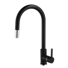 Смесител за кухня стоящ черен гранит Мирея ICF 263006 BLACK, Интер Керамик