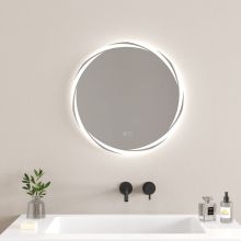 Огледало за баня с вградено LED осветление Ф 60  ELENE 1944, Интер Керамик