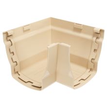 Ъгъл за улук 90° а-вътрешен бежов, ELEGANCE 140 Деворекс