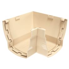 Ъгъл за улук 90° а-външен бежов, ELEGANCE 140 Деворекс