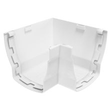 Ъгъл за улук 90° а-външен бял, ELEGANCE 140 Деворекс