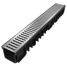 130/90 Канал с поцинкована решетка 1 м., XDRAIN Деворекс