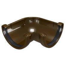 Ъгъл за улук 90° кафяв, CLASSIC 120 Деворекс