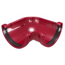 Ъгъл за улук 90° бордо, CLASSIC 120 Деворекс