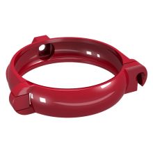 Скоба за водосточна тръба ф80 бордо, RAINPIPE Деворекс