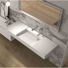 Умивалник Solid Surface 180/55/14.5 см. ICC 38683, Интер Керамик