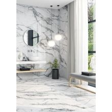 Гранитогрес Invisible white калиброван глазиран бял 60/120, Prismacer