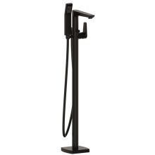 Смесител с подово захранване за вана черен мат ICF 8214B, Интер Керамик