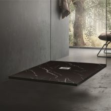 Поддушово корито Marble texture 90/90/3.5 см. ICST 9010MB-2, Интер Керамик
