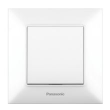 Единичен ключ СХ.1 бял 1240 Аркедия Слим, Panasonic