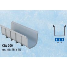 PVC канал дълбок CSA200 - 0.5 м., First