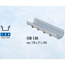 PVC канал плитък CSB130 - 0.5 м., First