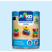Леко AQUA акрилатна боя бял сатен 700 гр., Оргахим