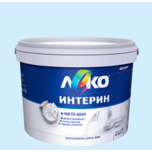 Латекс Леко Интерин бял 4 л.