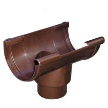 Водосточна кутия PVC кафява ф100, First Plast Италия
