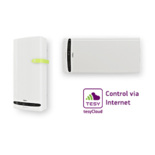 Бойлер стъклокерамичен, вертикален, 2.2kW 40л. 28см. BelliSlimo WiFi GCR 50 27 22 E31 ECW, Tesy