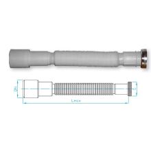 Гофрирана връзка за сифон ф50/40 1 1/2" с метална гайка Lmax = 870 мм., GLK6500 Plast Brno