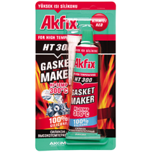 Akfix високотемпературен силикон червен - 85 гр.