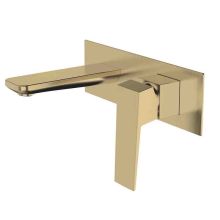 Смесител за вграждане Elinor к-т вътрешно+външно тяло ICF 8110191BRUSH GOLD, Интер Керамик