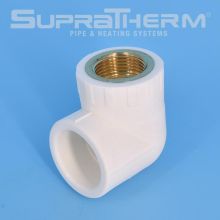 Полипропилен коляно с вътрешна резба ф32х1", Supratherm Румъния
