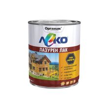 Лазурен лак тик 0,650 л. Леко, Оргахим