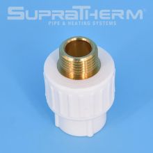 Полипропилен преход с външна резба ф25х3/4", Supratherm Румъния
