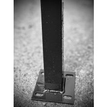 Колона комплект с планка и тапа - поцинкована RAL7016 (графит) 50х50 h=1.70 м.