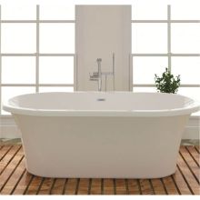 Свободно стояща акрилна вана бяла 166 x 73 x 56 см. ICSH LB 1808 W, Интер Керамик