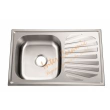 Кухненска мивка алпака с десен плот ICK 8022 R, Интер Керамик