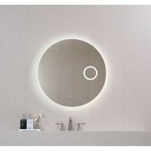 Огледало за баня с вградено LED осветление Ф90 ICL 1813
