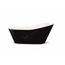 Свободно стояща акрилна вана черна 180 х 82 х 80 см. ICS LB 1882 B, Интер Керамик