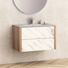 Влагоустойчив PVC долен шкаф за баня BG 8050+8066 G, Интер Керамик