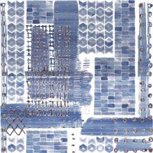 Декор Воуг мозайка син сет- 2 части 50/50 2747, Ceramica Fiore