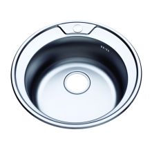 Еднокоритна кухненска мивка за вграждане с декор покритие  49х49, Интер Керамик