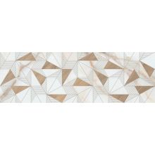 Декор Голди геометрик бял калиброван 24.4/74.4 4995, Ceramica Fiore
