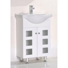 Влагоустойчив PVC долен шкаф за баня комплет с мивка ЛЕГО 8544, Интер Керамик