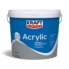 Фасаден латекс Acrylic 4 л. - бял, Kraft paints