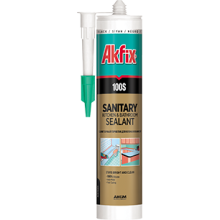 Akfix санитарен силикон безцветен - 280мл.